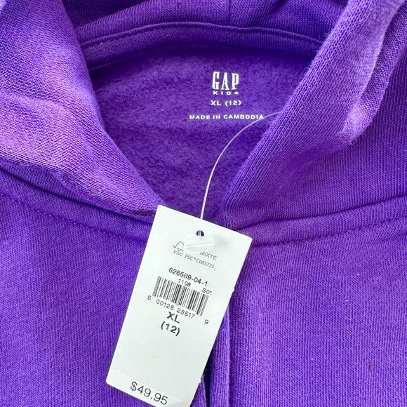 NWT GAP Kids Unisex Vintage Soft Zip Hoodie - Picture 2 of 3